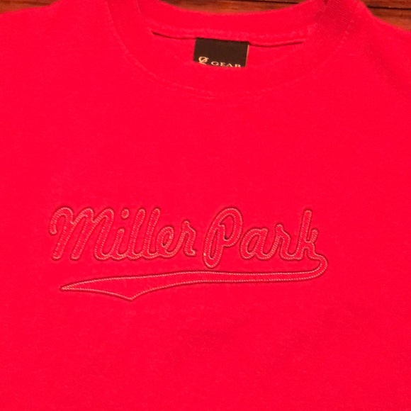 Miller Park Embroidered T Shirt Brewers M - Picture 6 of 13